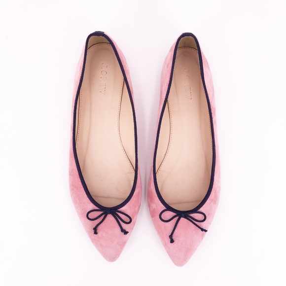 J. Crew Shoes - J.Crew Gemma Neon Dahlia Pink Ballet Shoe Flat 9.5